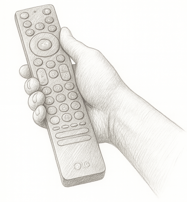 LG Easy TV Remote