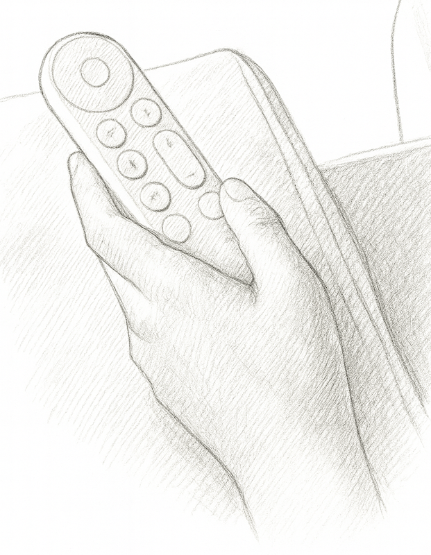 Google TV streamer voice remote control